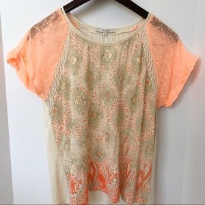 Miss Me Crochet Pullover Blouse • Sz M